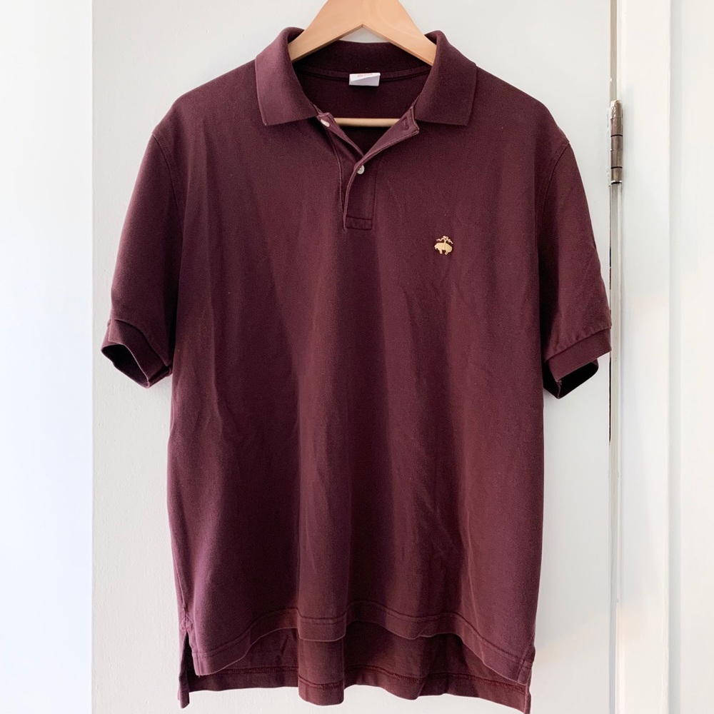 Brooks Brothers Maroon Men’s Polo Shirt